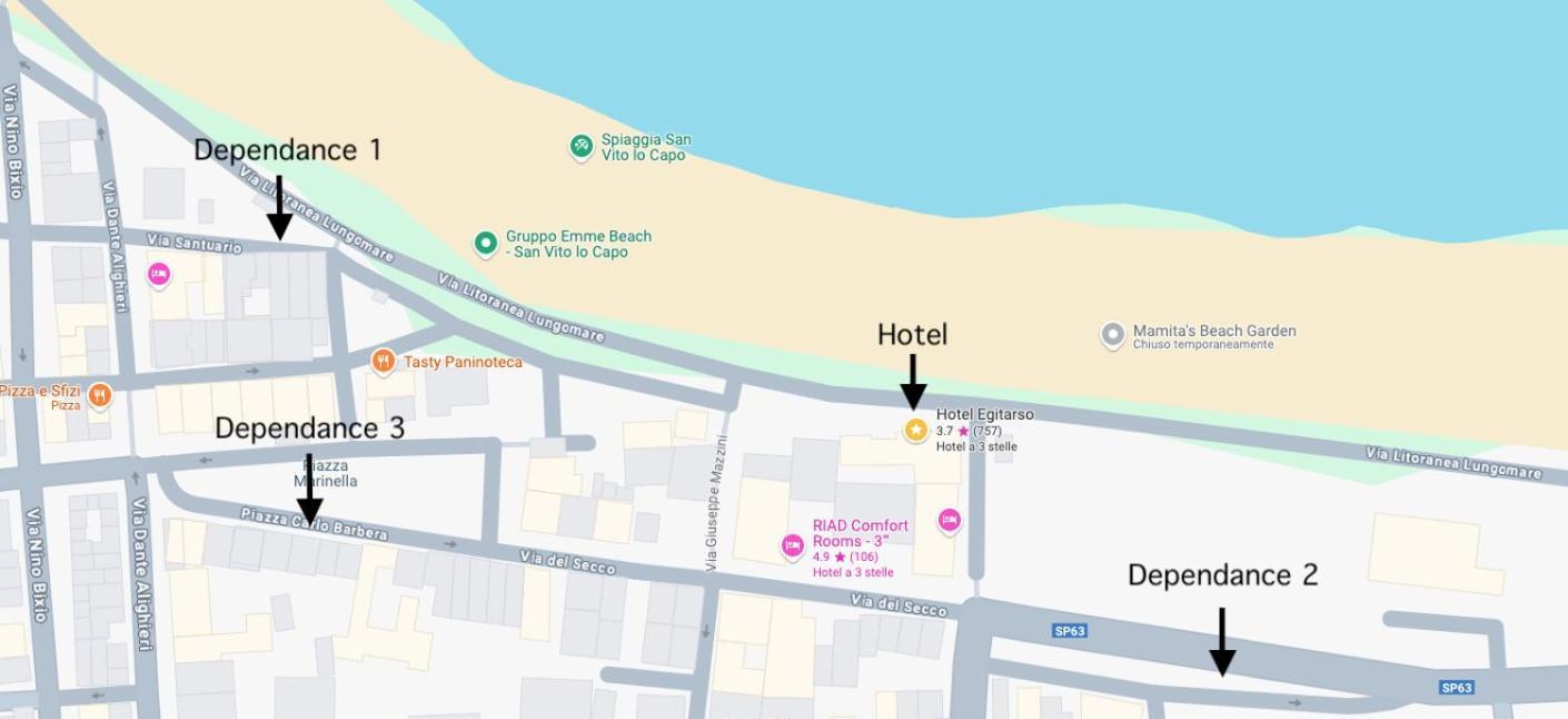 Hotel Egitarso Sul Mare San Vito Lo Capo Esterno foto